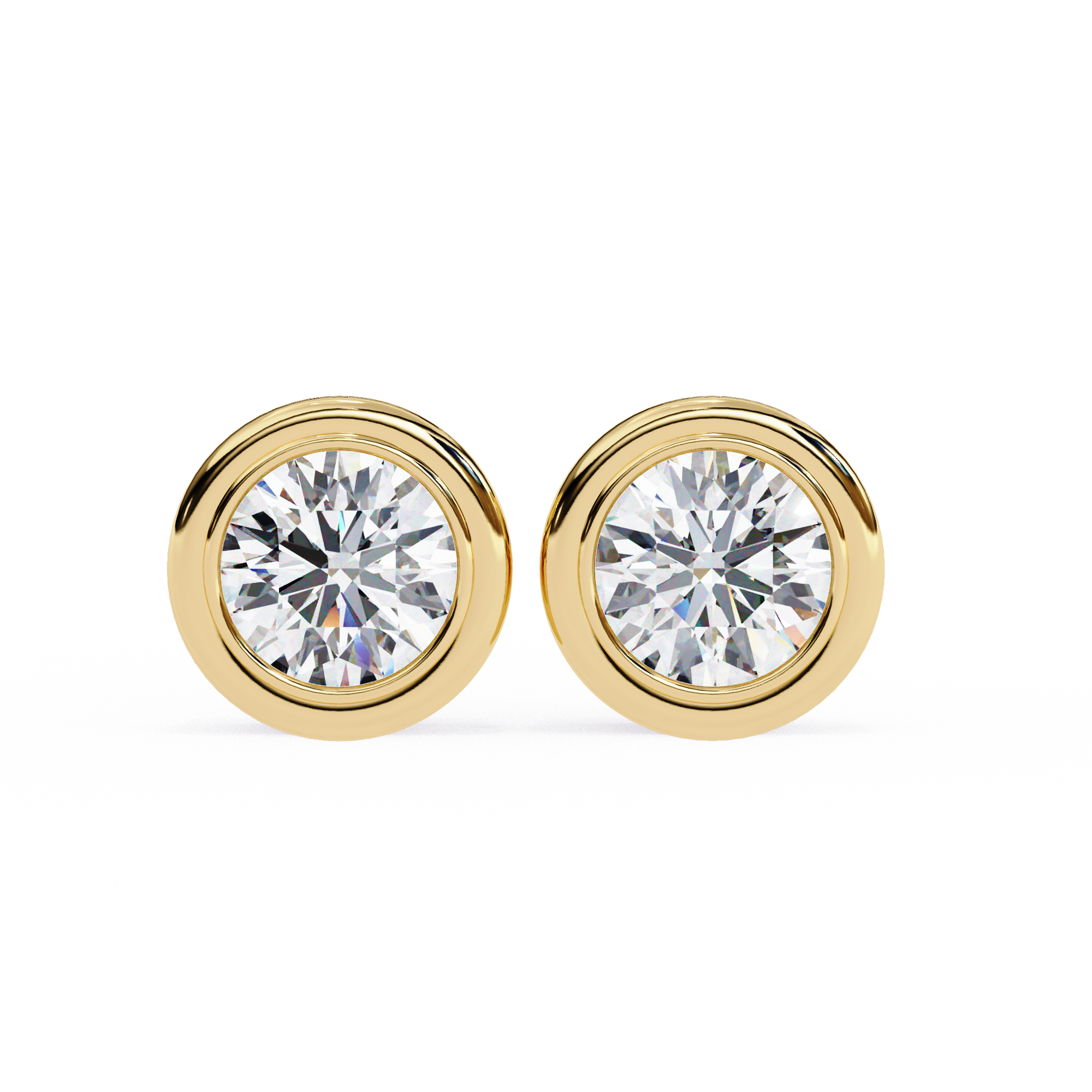 Solitairekart 2.57ct Natural Diamond Stud Earrings